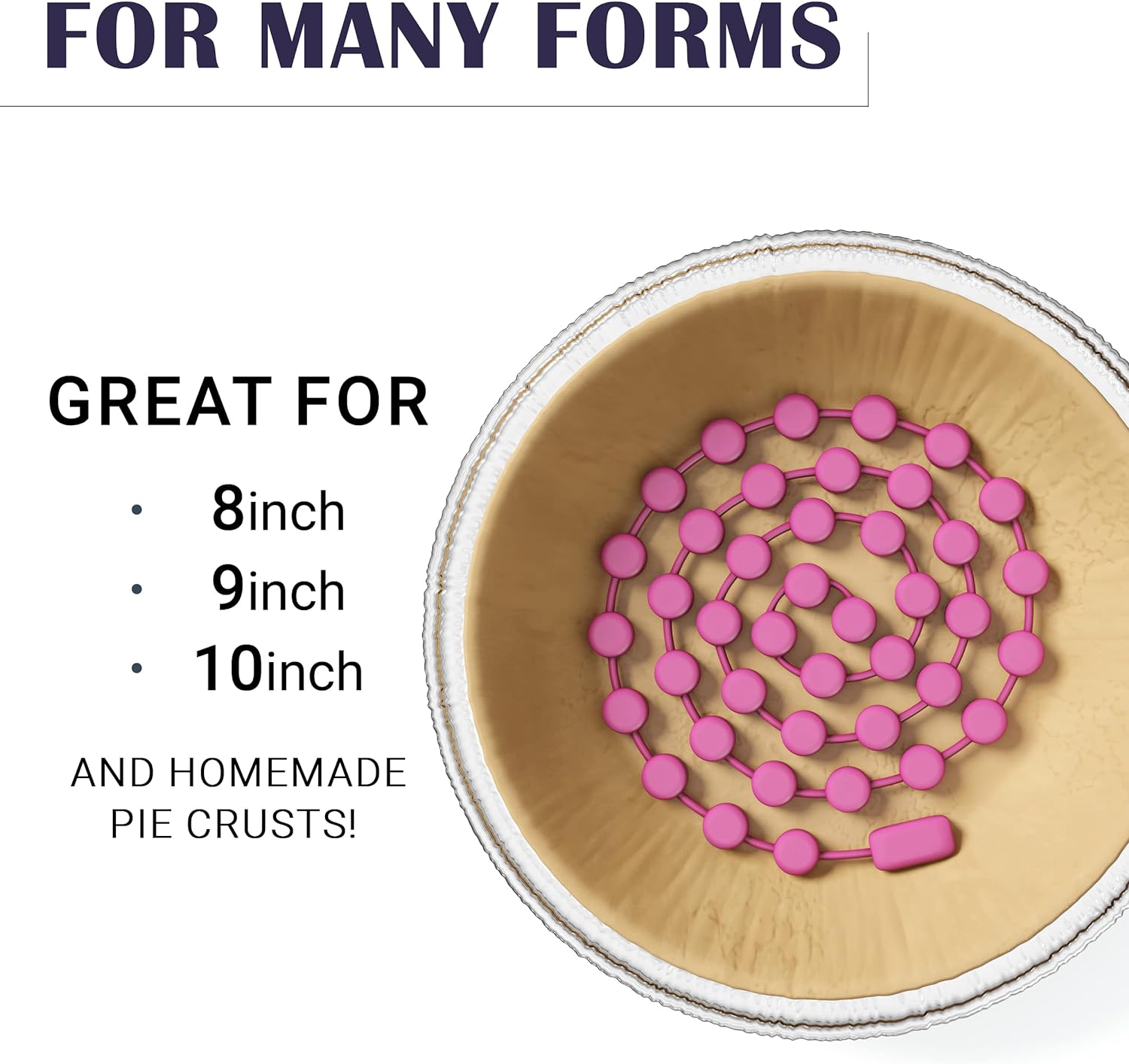 Master The Art Of Perfect Pie Crusts With Smartso’S Silicone Weights