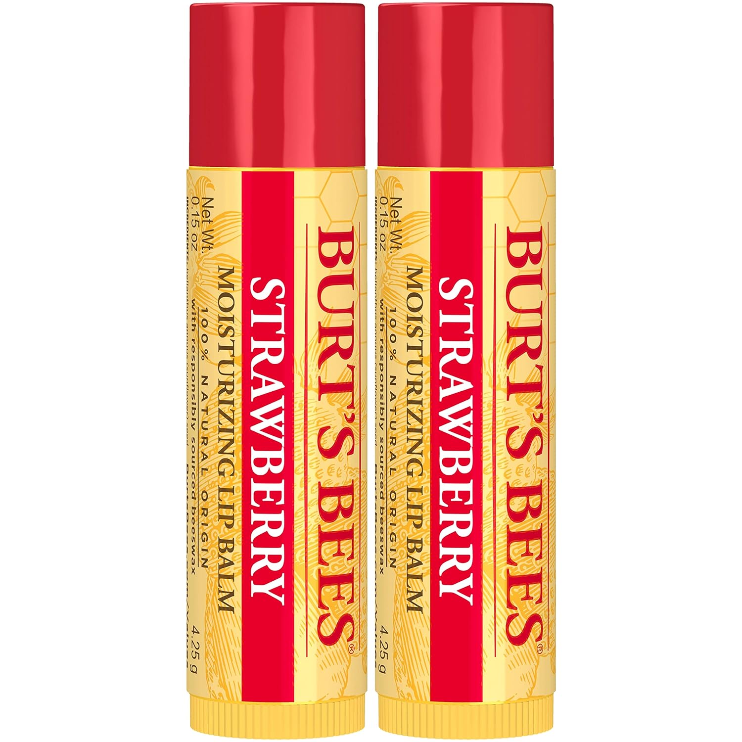 Burts Bees Lip Balm Valentines Day Gifts, Pink Grapefruit, Mango, Coconut And Pear  Pomegranate, With Responsibly Sourced Beeswax, Tint-Free, Natural Conditioning Lip Treatment, 4 Tubes, 0.15 Oz.