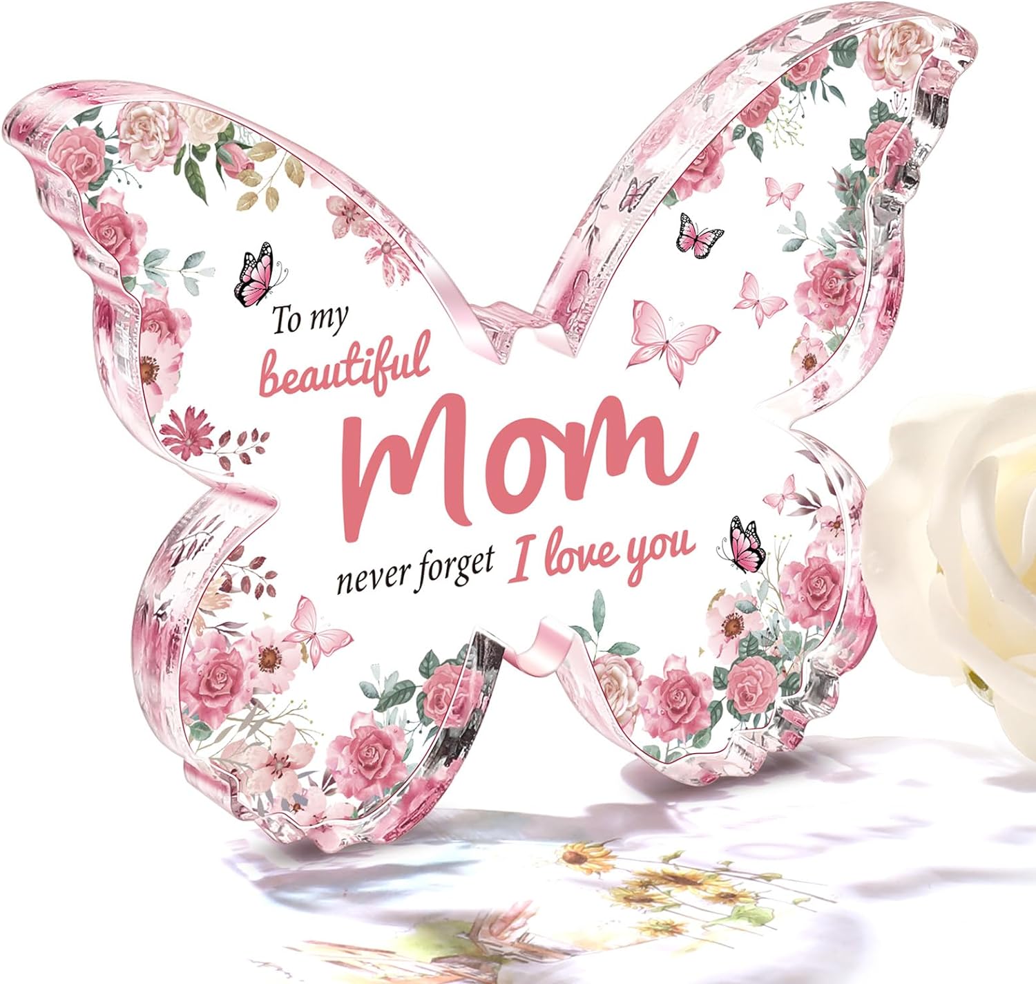 Eletorot Butterfly Shaped Acrylic Keepsake Gifts for Mom – Review