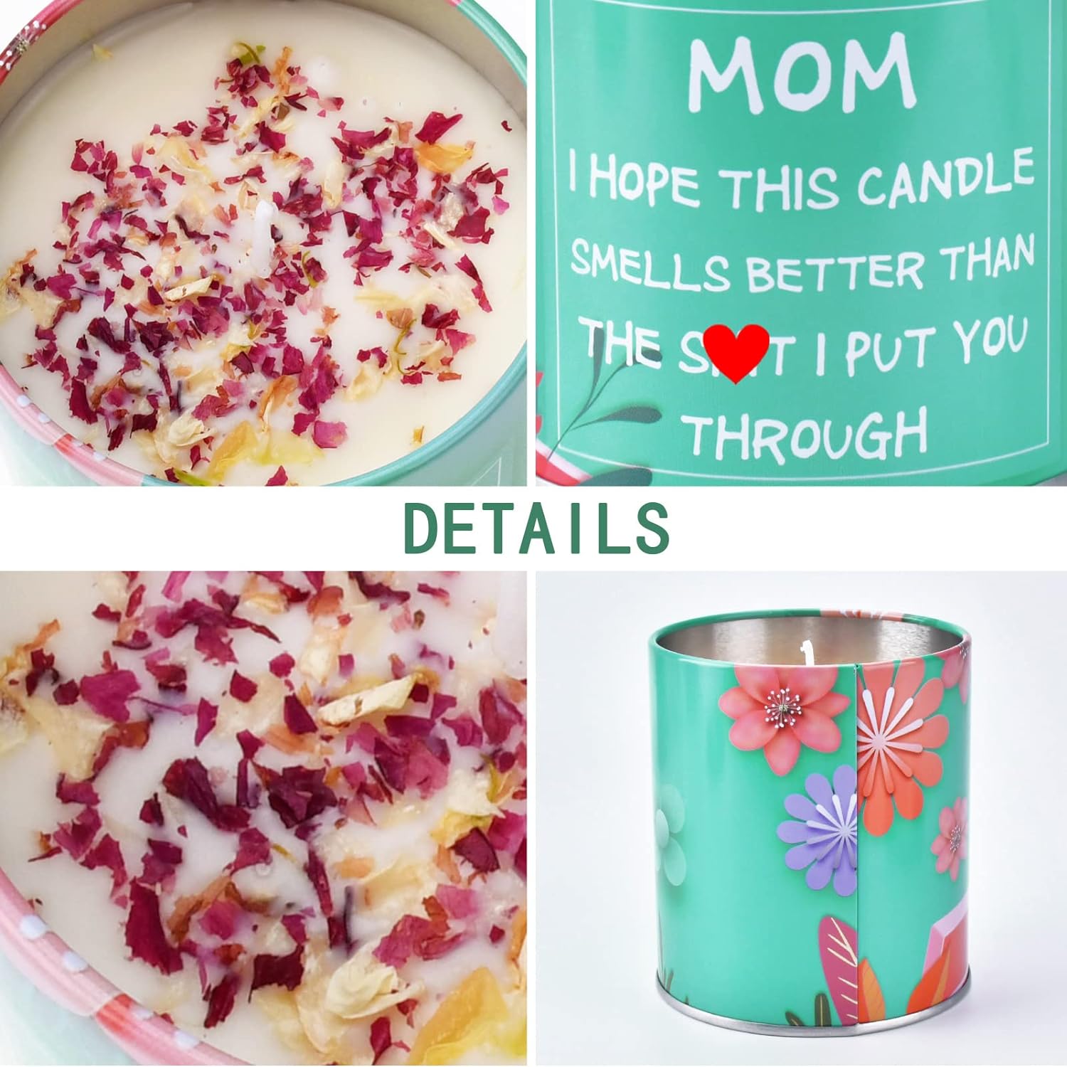 Mothers Day Gifts From Daughter,Son-Mom Scented Candles Funny Gifts Ideas For Mom,Mothers Day/Christmas Birthday Unique Gifts For Mama,9Oz