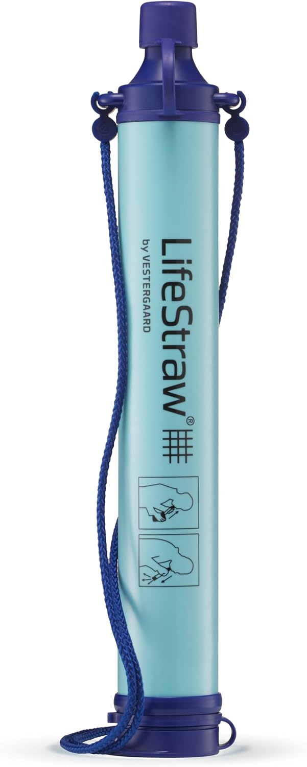 LifeStraw Personal Water Purifier for Hiking, Camping, Travel, and Emergency Preparedness