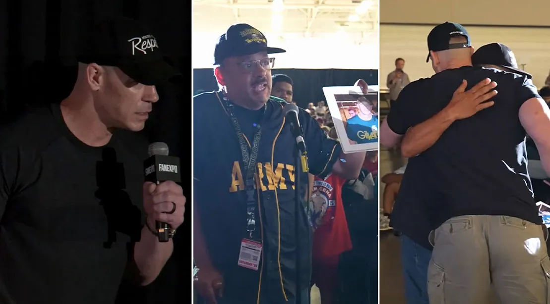 John Cena Strikes Fan to Tears at Dallas Expo with Touching 20-Day Reunion
