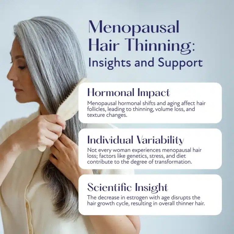 The Menopause Mane Dilemma: Coping with Thinning Hair