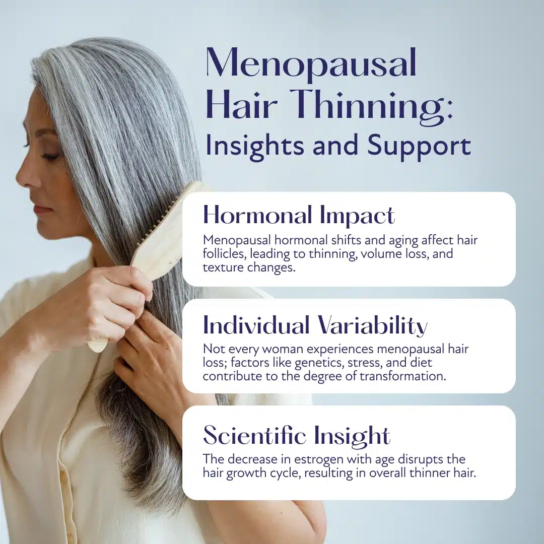 The Bald Truth: How Menopause Can Cause Thinning Hair