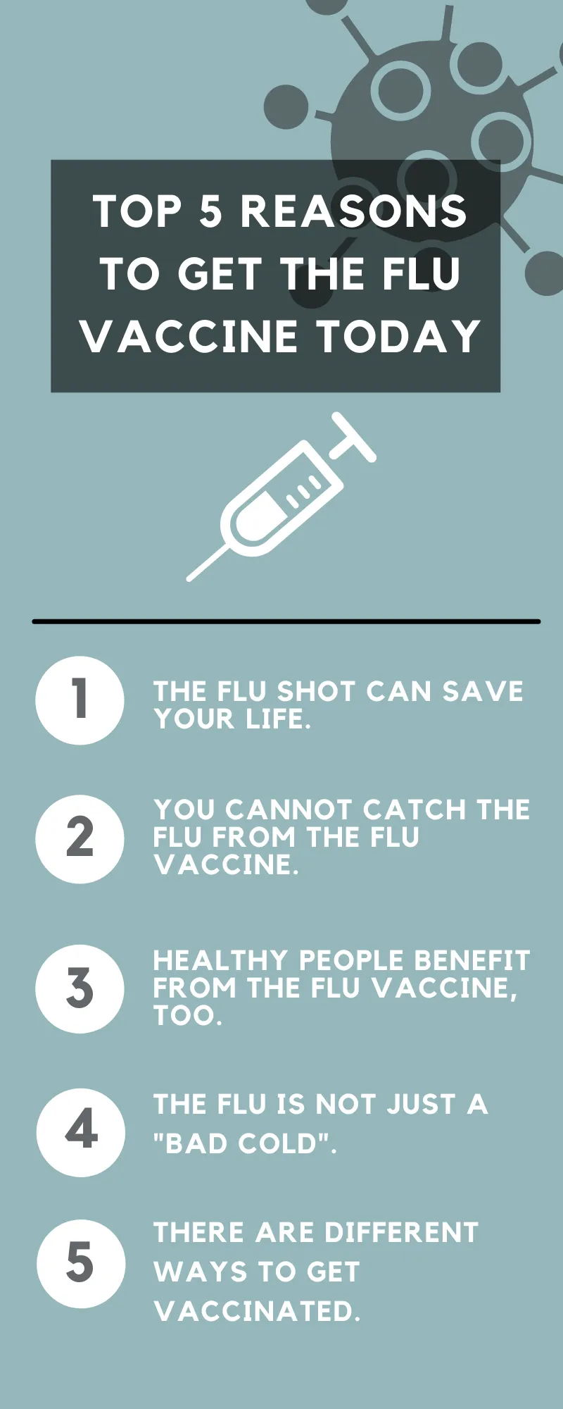 3 Causes to Get the Flu Shot