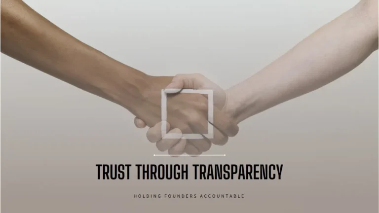 How Founders Can Build Lasting Trust with Investors