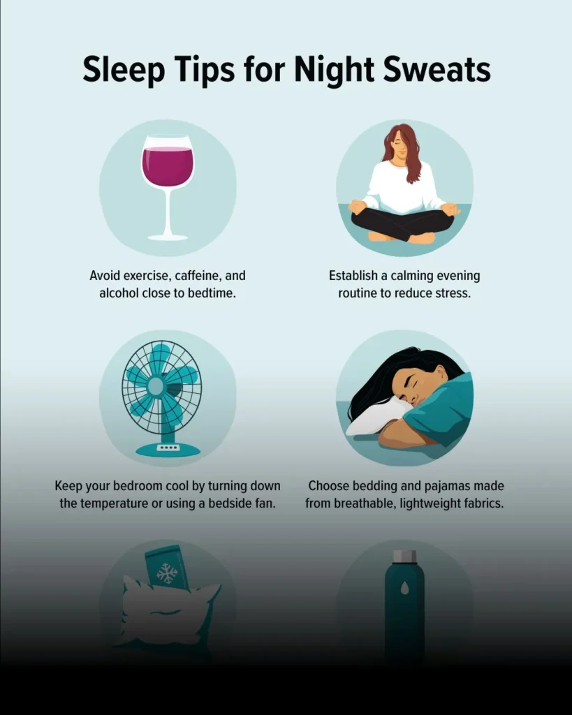 Finding Relief: Tips for Dealing with Night Sweats in Menopause