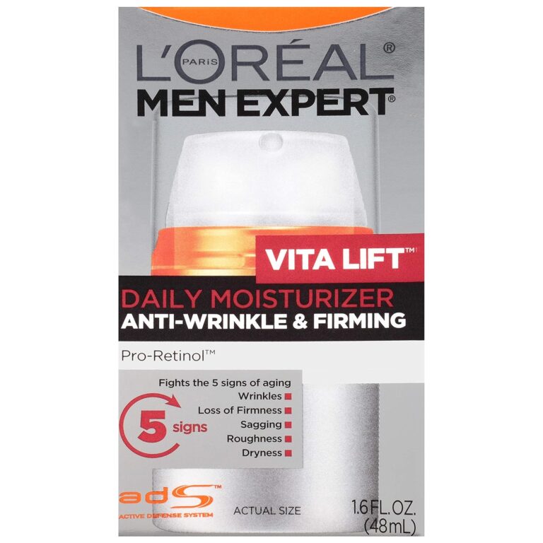 L’Oreal Paris Men Expert Vitalift Anti-Wrinkle & Firming Face Moisturizer with Pro-Retinol, 1.6 oz