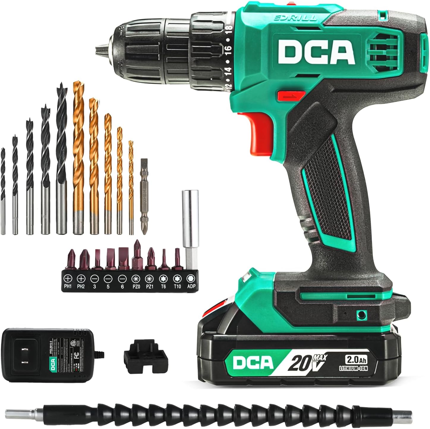 cordless drill set – DCA