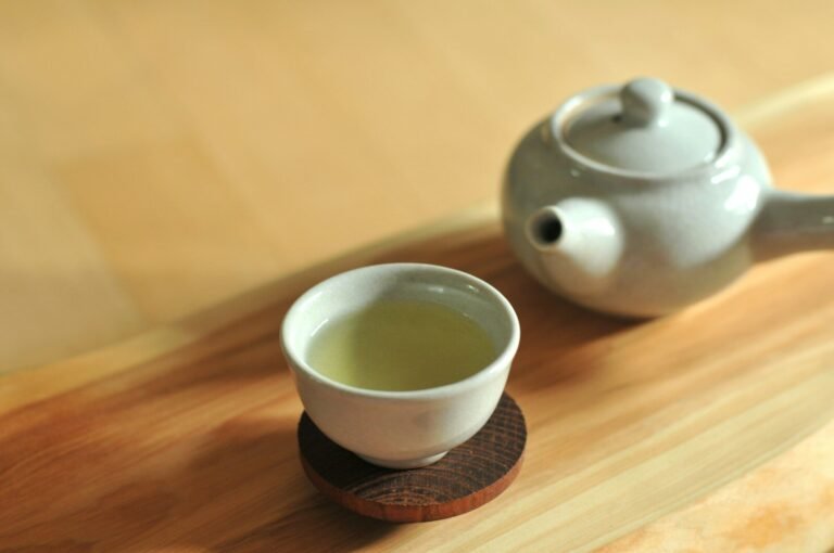 Brewed green tea