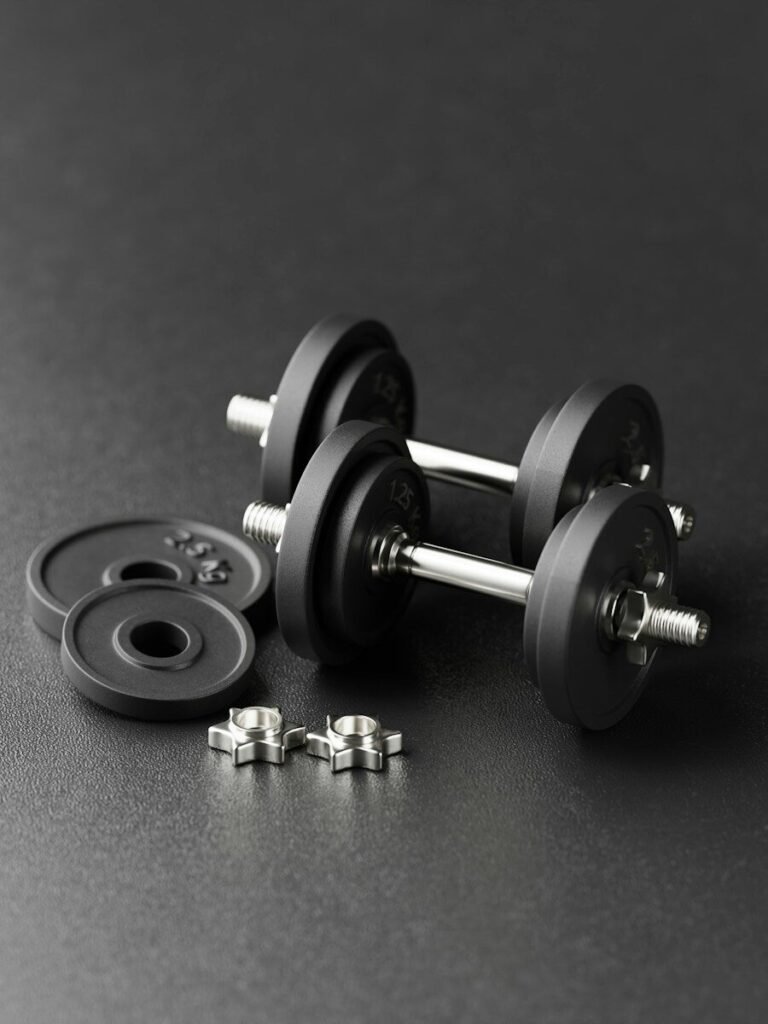 Adjustable dumbbells